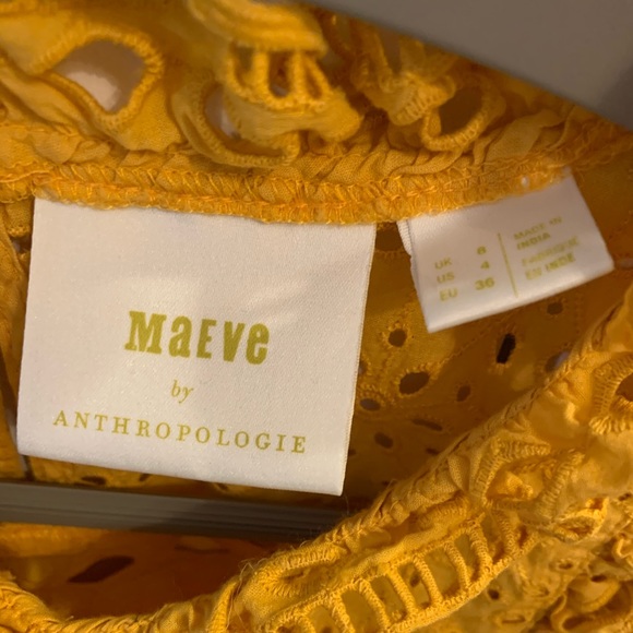 7/$50🌻Maeve by Anthropologie blouse sz 4 - Picture 13 of 17